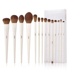14Pcs Makeup Brushes Premium Synthetic Powder Foundation Contour Blush Concealer